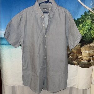 Express Men's Sky Blue Button Down Shirt